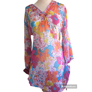 Rima Beachworld  L/XL swimsuit women's beach sheer coverup #2